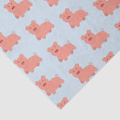 Niedliches Schwein Seidenpapier (Ausschnitt)