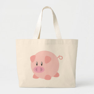 Niedliches Schwein-T-Shirt, Shirts, Jumbo Stoffbeutel