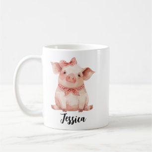 Niedliches-Schwein-Tag-Tasse – Schweineliebhaber Kaffeetasse