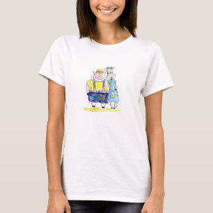 Niedliches Schwein und Kuh T-Shirt
