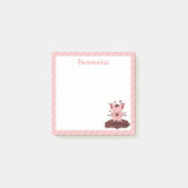 Niedliches Schweinefilet in Schlamm Post-it Klebezettel (Vorderseite)