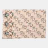 Niedliches Schweinefleisch aus landwirtschaftliche Geschirrtuch (Horizontal)