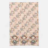 Niedliches Schweinefleisch aus landwirtschaftliche Geschirrtuch (Vertikal)