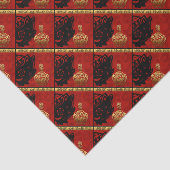 Niedliches Schweinefleisch Chinesisches Jahr Zodia Seidenpapier (Ausschnitt)