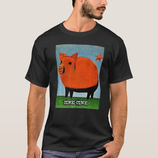 Niedliches Schweinefleisch Oink Oink 29 T-Shirt (Vorderseite)