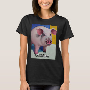 Niedliches Schweinefleisch Oink Oink 45 T-Shirt