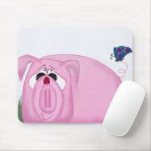 Niedliches Schweinefleisch und schöne Freunde Mousepad (Mit Mouse)