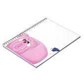 Niedliches Schweinefleisch und schöne Freunde Notizblock (Linke Seite)