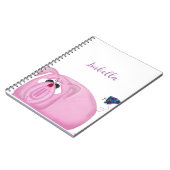 Niedliches Schweinefleisch und schöne Freunde Notizblock (Linke Seite)