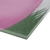 Niedliches Schweinefleisch und schöne Freunde Schneidebrett (Ecke)