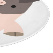Niedliches Schweinekabinett für Cartoon Schneidebrett (Ecke)