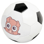Niedliches Schweineklima Fußball (Dreiviertel)