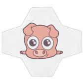 Niedliches Schweineklima Fußball (Flach)
