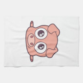 Niedliches Schweineklima Geschirrtuch (Horizontal)