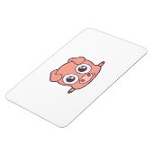 Niedliches Schweineklima Magnet (Linke Seite)