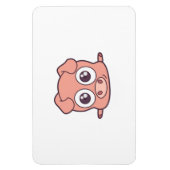 Niedliches Schweineklima Magnet (Vertikal)