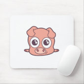 Niedliches Schweineklima Mousepad (Mit Mouse)