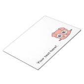 Niedliches Schweineklima Notizblock (angewinkelt)