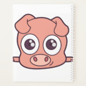Niedliches Schweineklima Planer (Rückseite)