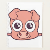 Niedliches Schweineklima Planer (Vorderseite)