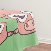 Niedliches Schweineklima Tischdecke (Beispiel)