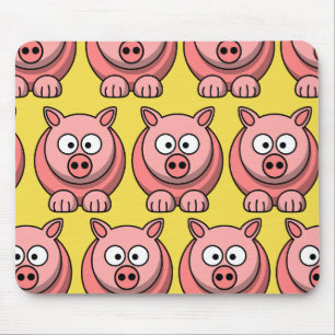 Niedliches Schweinemopad für Kinder anpassen Mousepad