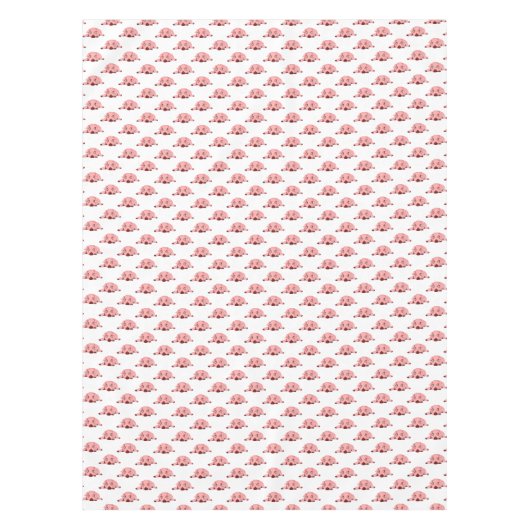 Niedliches Schweinetablett Tischdecke (Vorderseite)