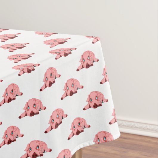 Niedliches Schweinetablett Tischdecke (Beispiel)