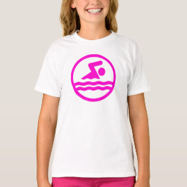 Niedliches Schwimmen und Tauchen T-Shirt