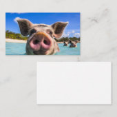 Niedliches Schwimmen Visitenkarte (Vorne/Hinten)