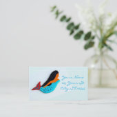 Niedliches Schwimmgerät Visitenkarte (Stehend Vorderseite)