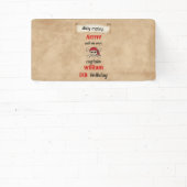 niedliches Schwimmschiff Pirate Birthday Banner (InSitu)