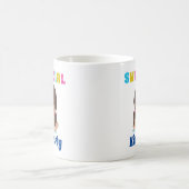 Niedliches Schwimmteam Personalisiertes Brünettes Kaffeetasse (Mittel)