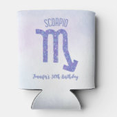 Niedliches Scorpio Personalisiertes Sign Dosenkühler (Rückseite)