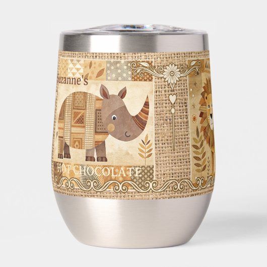 Niedliches Scrapbook Gemütliche Tiere, die isolier (Vorderseite)