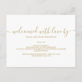 Niedliches Script Baby Foto Geburtsankündigung Postkarte (Rückseite)