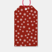 Niedliches Script Frohe Weihnachtsgeschenke Tags Geschenkanhänger (Rückseite)