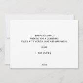 Niedliches Script Snowman Frohe Weihnachten (Rückseite)