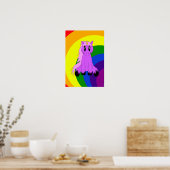 Niedliches Scruffy Unicorn Poster (Küche)