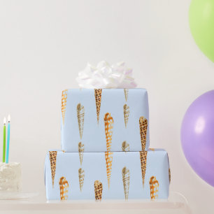 Niedliches Seashell Nautic Wrapping Paper Geschenkpapier