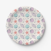 Niedliches Seashell Shellebrate Geburtstagspapier