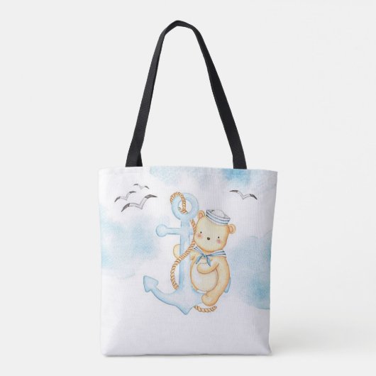 Niedliches Seemännchen Tasche (Rückseite)