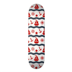 Niedliches Seemuster Skateboard