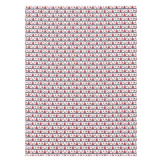 Niedliches Seemuster Tischdecke (Vorderseite)