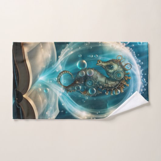 Niedliches Seepferd Badhandtuch Set (Handtuch)