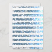 Niedliches Seepferd Geburtstagsdusche Einladung (Rückseite)