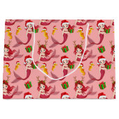 Niedliches Seepferd Große Geschenktüte (Vorderseite)