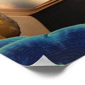 Niedliches Seepferd Poster (Ecke)