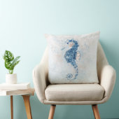 Niedliches Seepferd Splash Kissen (Stuhl )