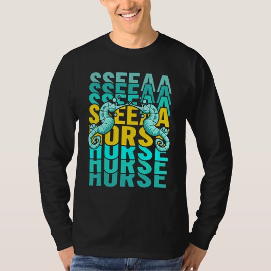Niedliches Seepferd T-Shirt (Vorderseite)